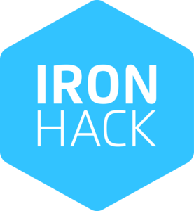 Logo ironhack blue