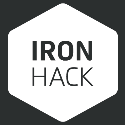 Logo ironhack white